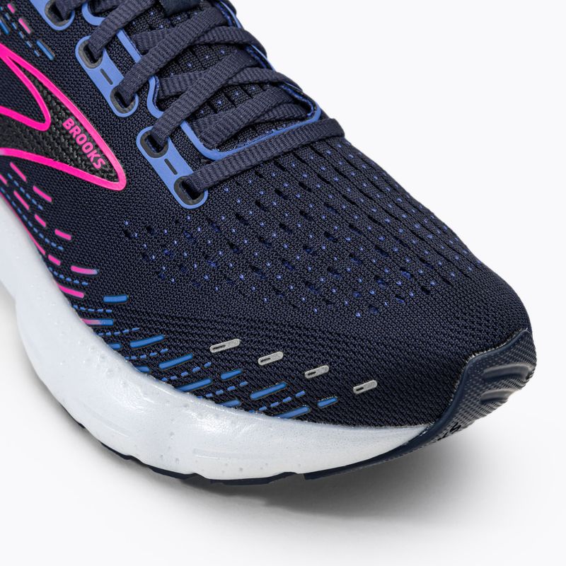 Brooks Glycerin 20 scarpe da corsa da donna peacoat/blu/rosa 9