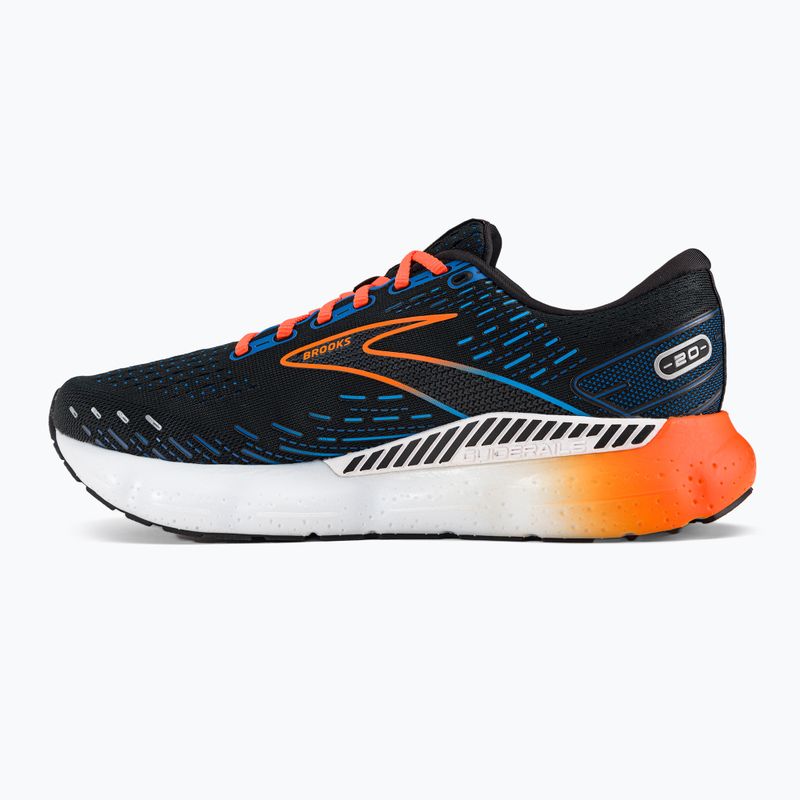 Scarpe da corsa da uomo Brooks Glycerin GTS 20 nero/blu classico/arancio 10