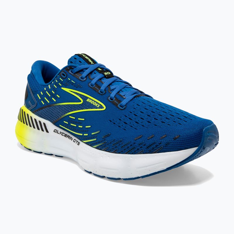 Scarpe da corsa da uomo Brooks Glycerin GTS 20 blu/nightlife/bianco 10