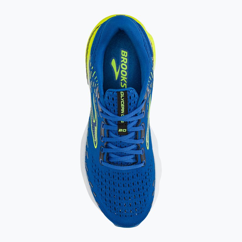 Scarpe da corsa da uomo Brooks Glycerin GTS 20 blu/nightlife/bianco 6