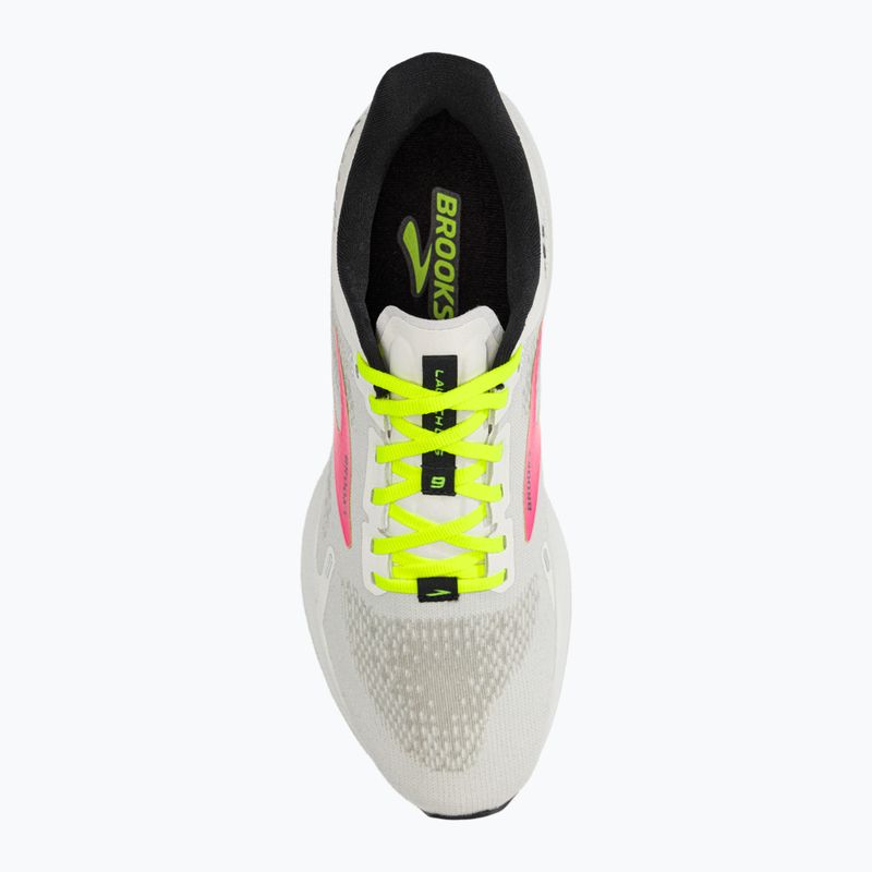 Brooks Launch GTS 9 bianco/rosa/notte, scarpe da corsa da uomo 7
