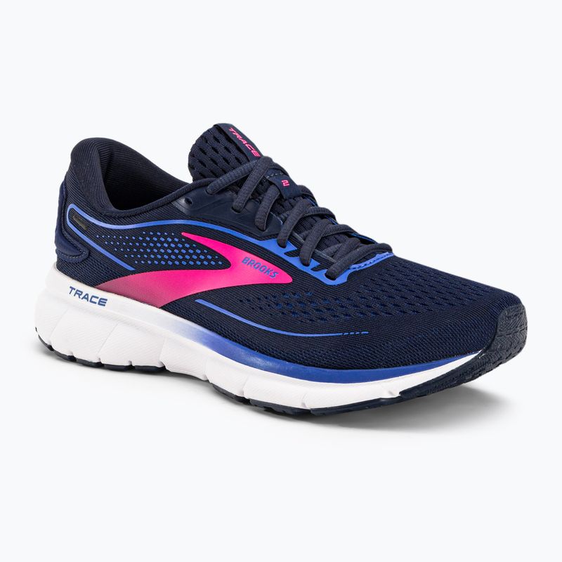 Brooks Trace 2 scarpe da corsa da donna peacoat/blu/rosa