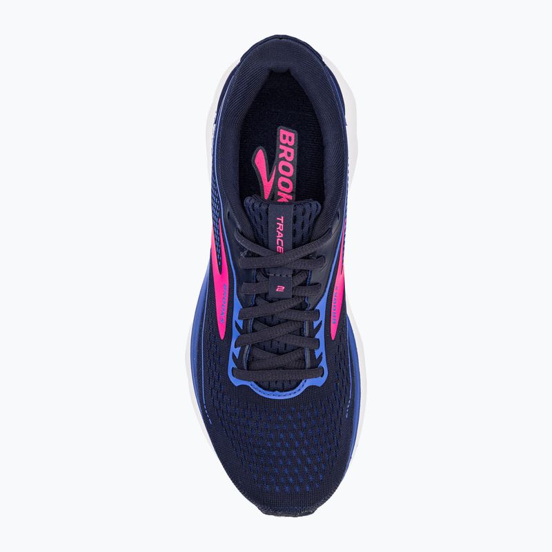 Brooks Trace 2 scarpe da corsa da donna peacoat/blu/rosa 7