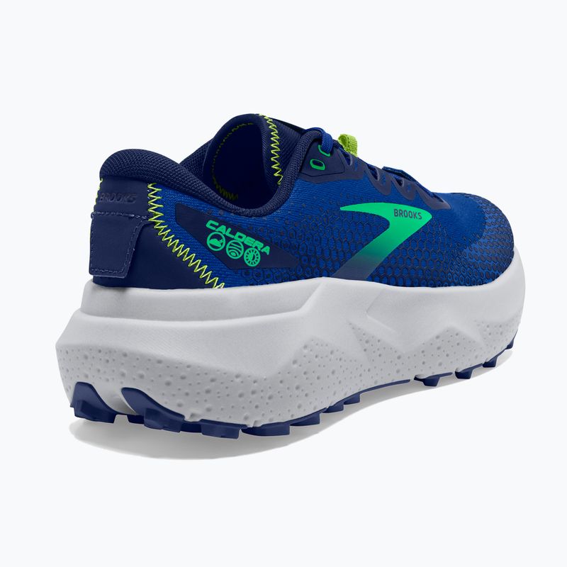 Brooks Caldera 6 scarpe da corsa da uomo blu/surf the web/verde 4