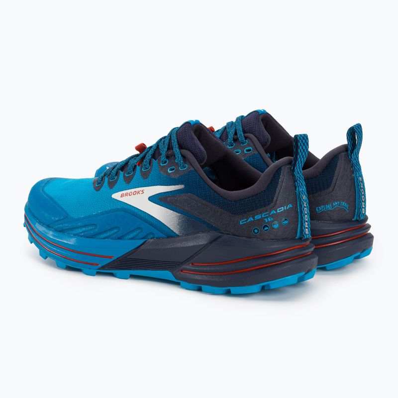 Brooks Cascadia 16 scarpe da corsa da uomo peacoat/blu atomico/rooibos 4