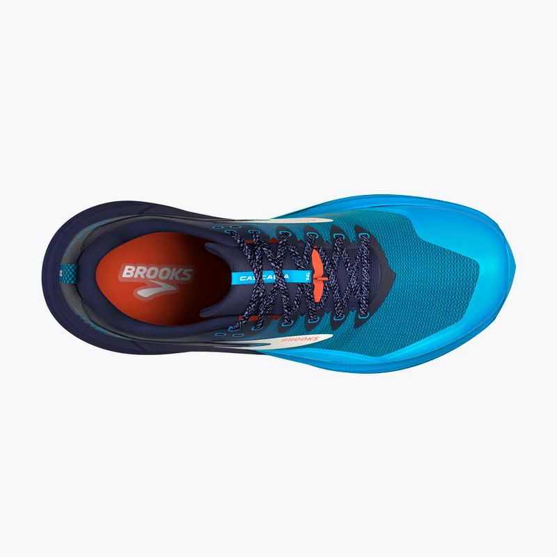 Brooks Cascadia 16 scarpe da corsa da uomo peacoat/blu atomico/rooibos 12