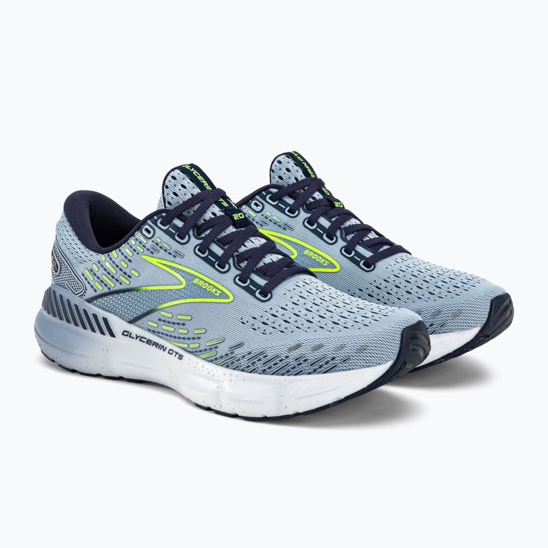 Scarpe da corsa da donna Brooks Glycerin GTS 20 blu chiaro/peacoat/nightlife 7