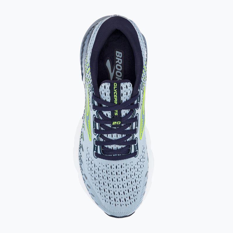 Scarpe da corsa da donna Brooks Glycerin GTS 20 blu chiaro/peacoat/nightlife 9