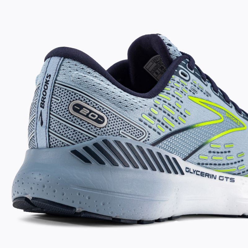 Scarpe da corsa da donna Brooks Glycerin GTS 20 blu chiaro/peacoat/nightlife 12