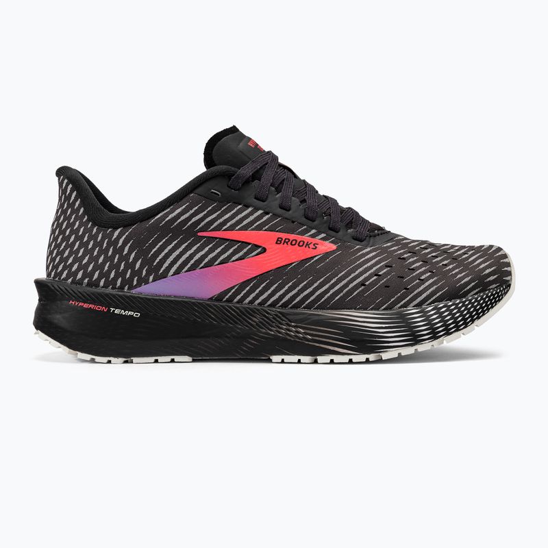 Scarpe da corsa Brooks Hyperion Tempo donna nero/corallo/viola 2