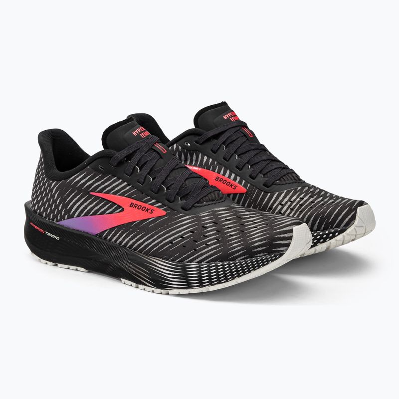 Scarpe da corsa Brooks Hyperion Tempo donna nero/corallo/viola 4