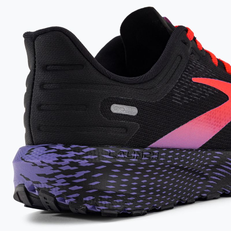 Scarpe da corsa da donna Brooks Launch 9 nero/corallo/viola 9