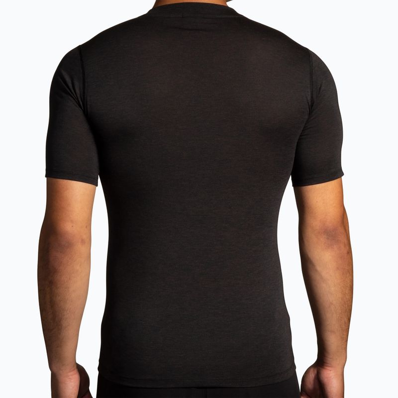 Camicia da corsa Brooks High Point da uomo, nero 2