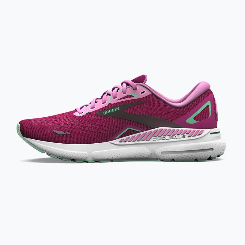 Scarpe da corsa da donna Brooks Adrenaline GTS 23 rosa/fucsia festival/nero 13