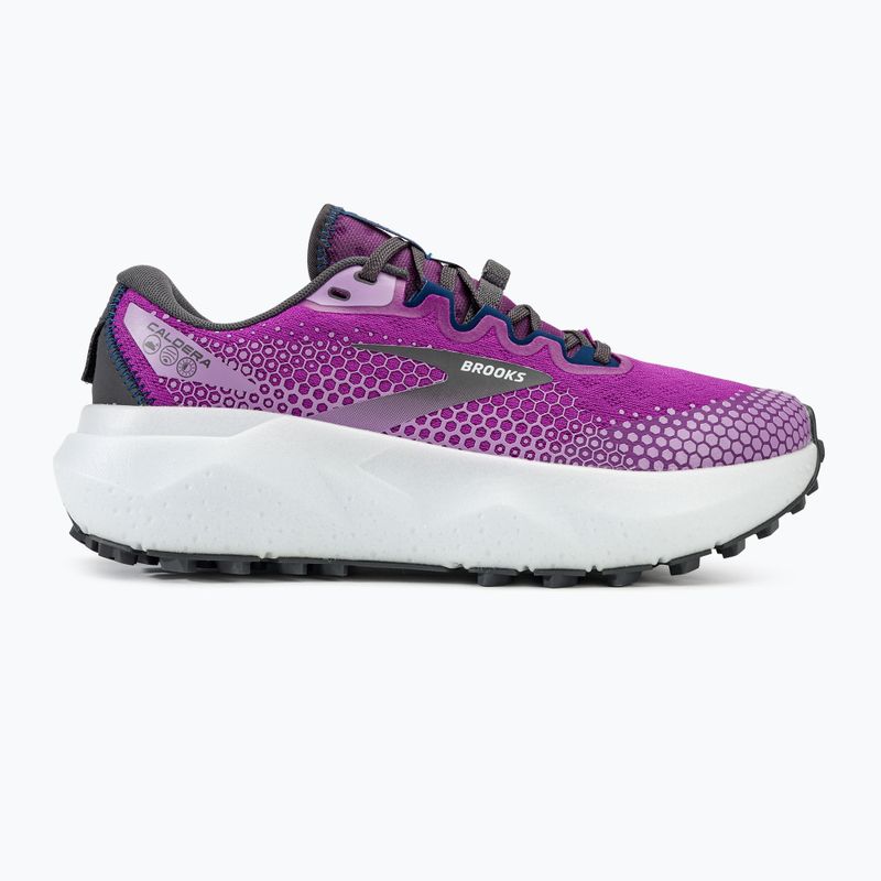 Brooks Caldera 6 scarpe da corsa donna viola/viola/navy 2