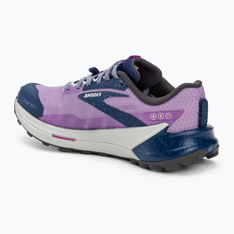 Brooks Catamount 2, scarpe da corsa da donna, viola/navy/astero 3