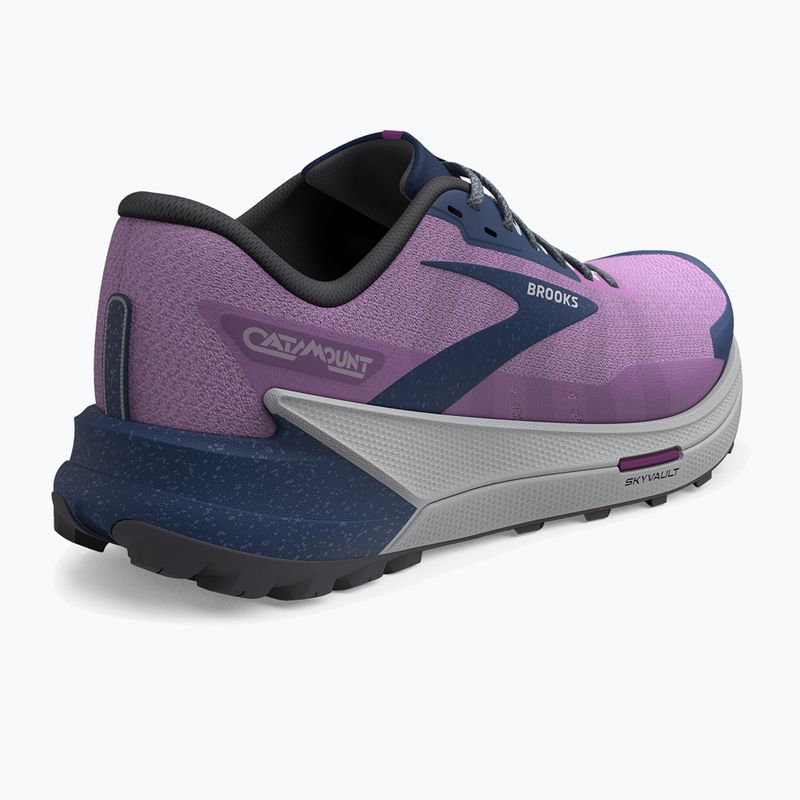 Brooks Catamount 2, scarpe da corsa da donna, viola/navy/astero 11