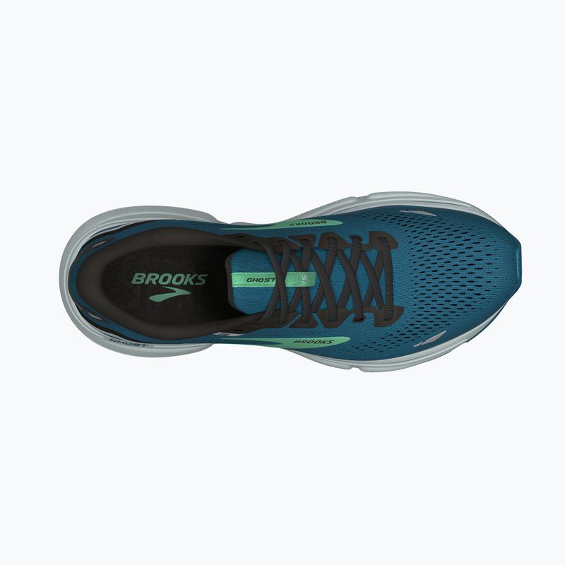 Brooks Ghost 15 scarpe da corsa da uomo blu marocchino/nero/bocciolo di primavera 15