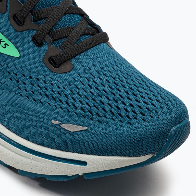 Brooks Ghost 15 scarpe da corsa da uomo blu marocchino/nero/bocciolo di primavera 7
