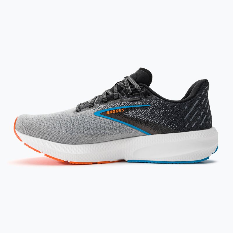 Brooks Launch 10 uomini scarpe da corsa nero / blu atomico / ibis scarlatto 3
