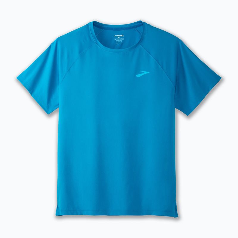 Maglia da corsa Brooks Atmosphere 2.0 ceruleo da uomo 2