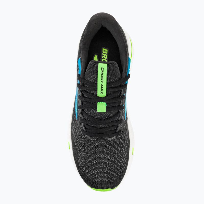 Scarpe da corsa da uomo Brooks Ghost Max nere/atomic blue/jasmine 7
