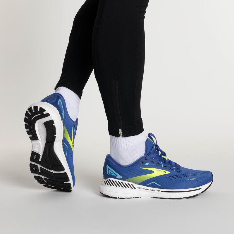 Scarpe da corsa da uomo Brooks Adrenaline GTS 23 blu/nightlife/nero 2