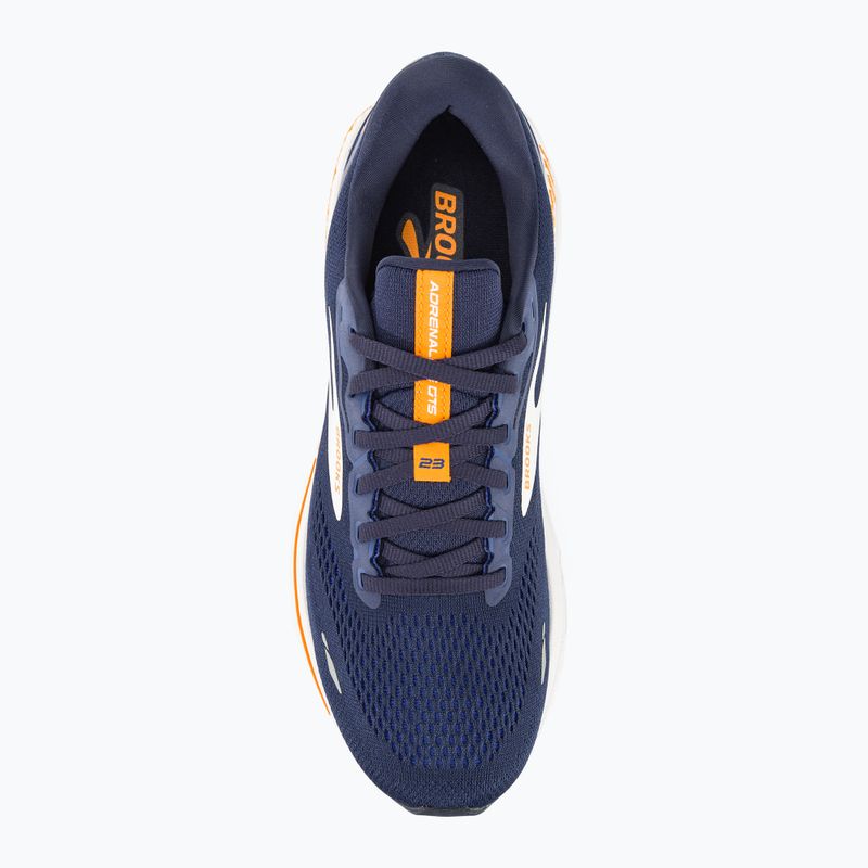Scarpe da corsa da uomo Brooks Adrenaline GTS 23 peacoat/ultramarina/arancione 7