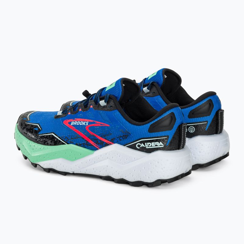 Scarpe da corsa da uomo Brooks Caldera 7 blu vittoria/nero/spring bud 4