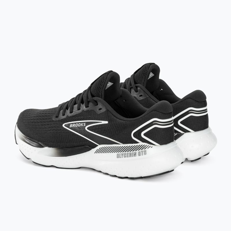 Scarpe da corsa da uomo Brooks Glycerin GTS 21 nere/grigie/bianche 3