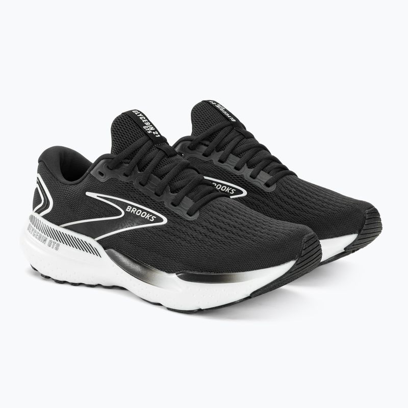 Scarpe da corsa da uomo Brooks Glycerin GTS 21 nere/grigie/bianche 4