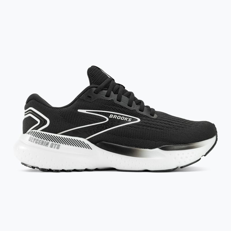 Scarpe da corsa da uomo Brooks Glycerin GTS 21 nere/grigie/bianche 5