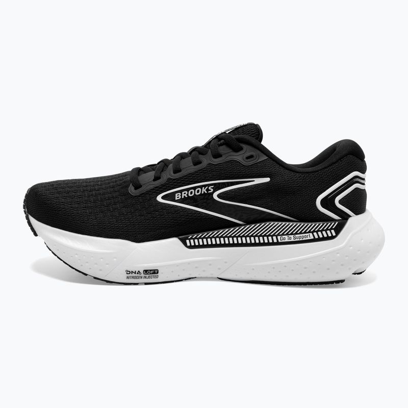Scarpe da corsa da uomo Brooks Glycerin GTS 21 nere/grigie/bianche 9