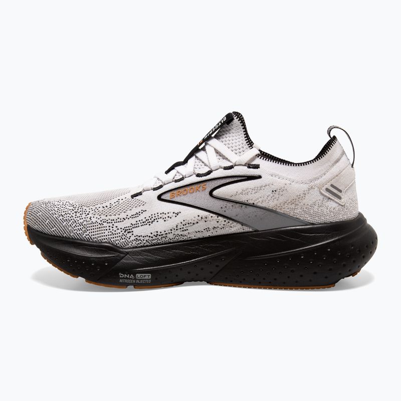 Scarpe da corsa da uomo Brooks Glycerin StealthFit 21 bianche/grigie/nera 9
