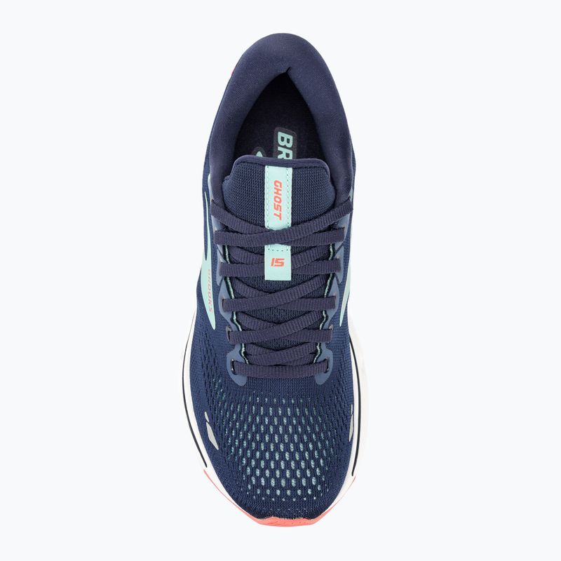 Brooks Ghost 15 scarpe da corsa da donna peacoat/blu canale/rosa 7