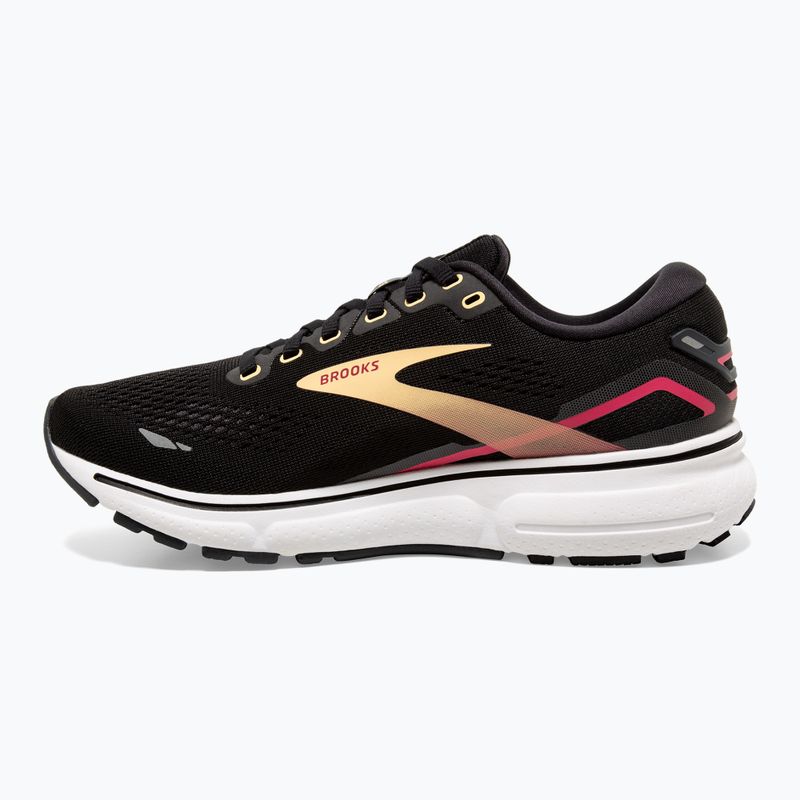 Brooks Ghost 15 scarpe da corsa da donna nero/arancio/raspberry 9