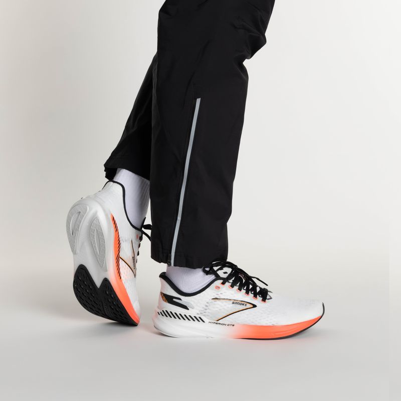 Scarpe da corsa da uomo Brooks Hyperion GTS blu/fiery coral/arancione 2