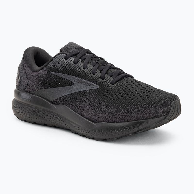 Scarpe da corsa da uomo Brooks Ghost 16 wide fit nero/nero/ebano