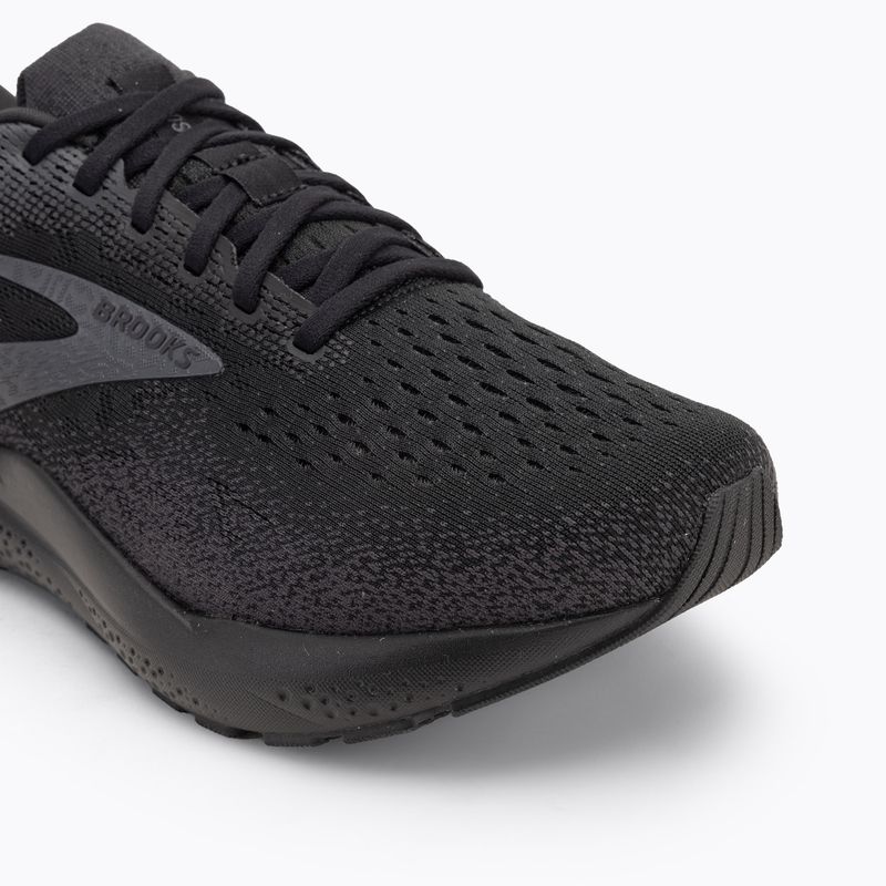 Scarpe da corsa da uomo Brooks Ghost 16 wide fit nero/nero/ebano 7