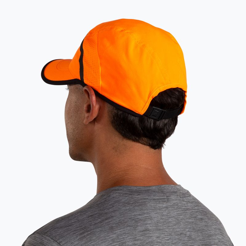 Cappello da baseball Brooks Base fluoro flash/nero 3