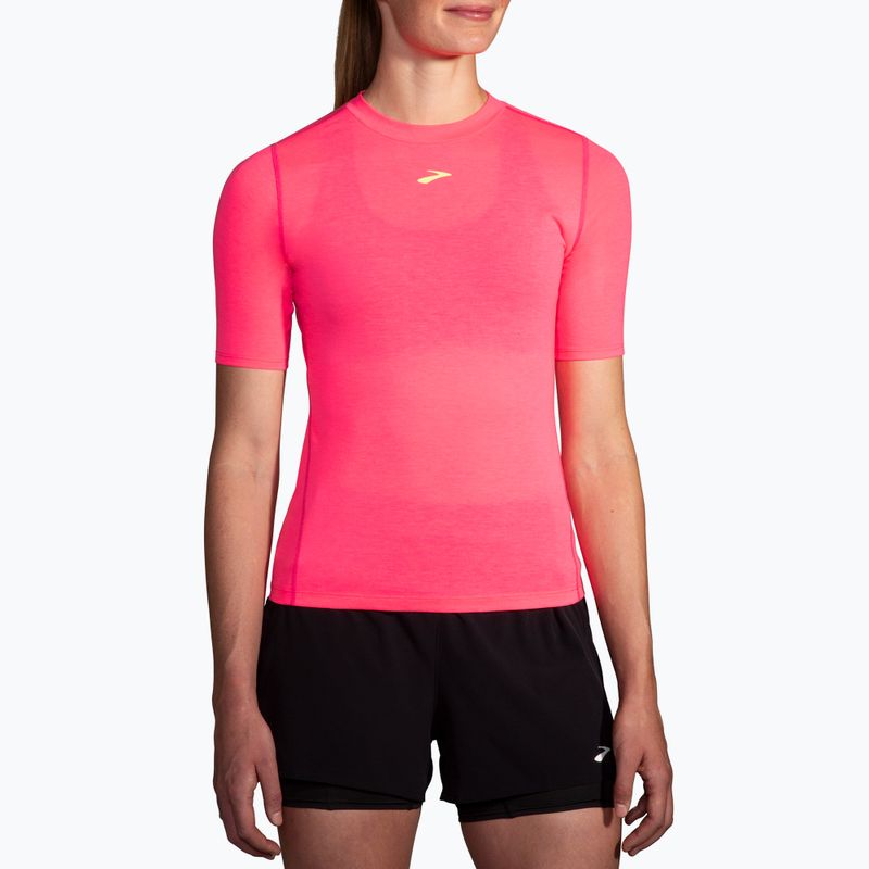 Brooks High Point, maglia da corsa da donna, neo rosa