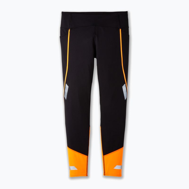 Pantaloni da corsa Brooks Run Visible 2.0 da donna nero/fluoro flash 7