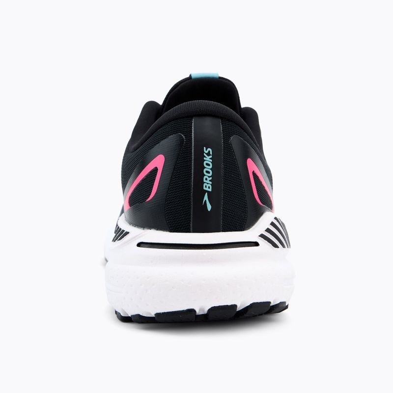 Scarpe da corsa da donna Brooks Adrenaline GTS 23 GTX nero/rockout pink/aqua 6