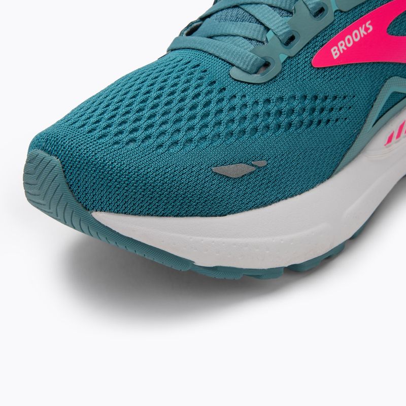 Scarpe da corsa da donna Brooks Adrenaline GTS 23 blu tempesta/rosa/acqua 7