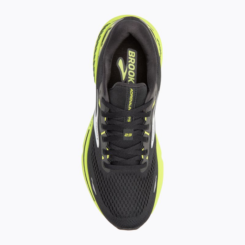 Brooks Adrenaline GTS 23 nero/verde/bianco scarpe da corsa da uomo 5