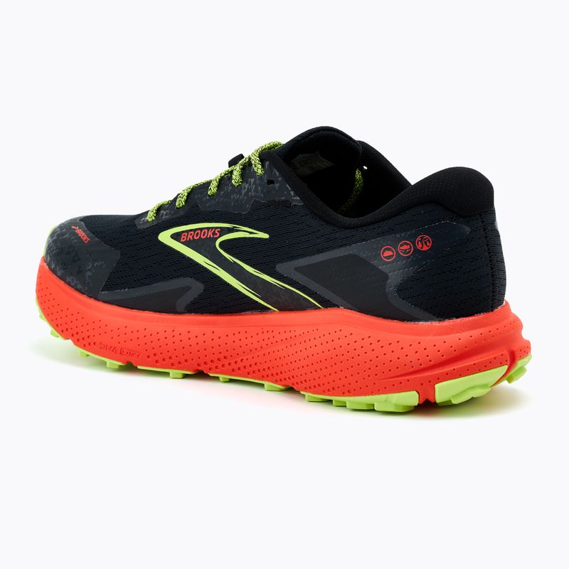 Brooks Divide 5 GTX scarpe da corsa da uomo nero/ciliegia/lime 3