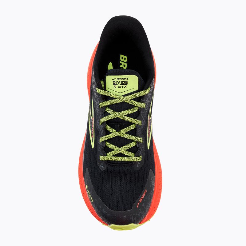 Brooks Divide 5 GTX scarpe da corsa da uomo nero/ciliegia/lime 5