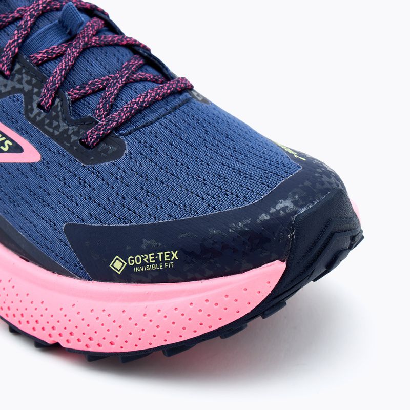 Brooks Divide 5 GTX scarpe da corsa donna grigio blu/rosa/lime 7