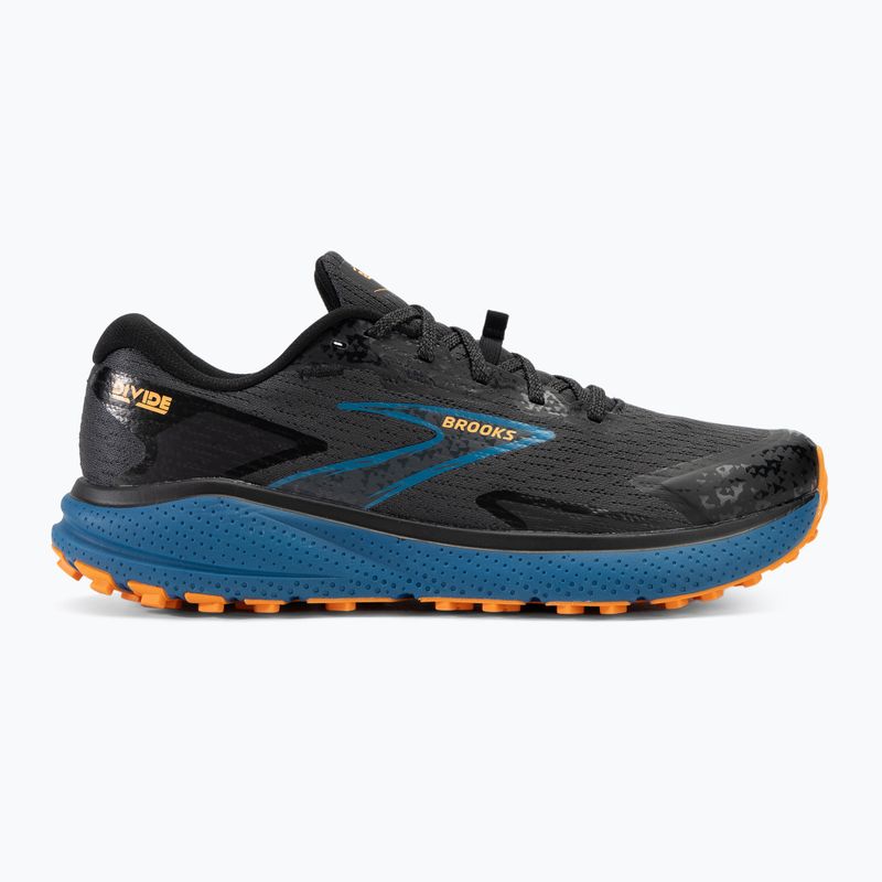 Brooks Divide 5 scarpe da corsa da uomo ebano/zaffiro blu/arancio 2