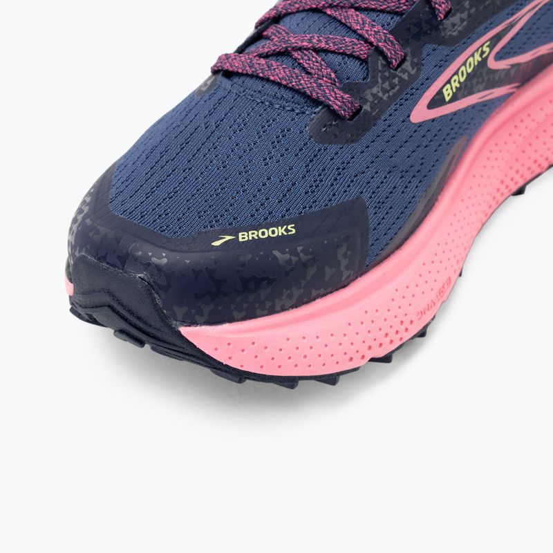 Brooks Divide 5 scarpe da corsa donna grigio blu/rosa/lime 7